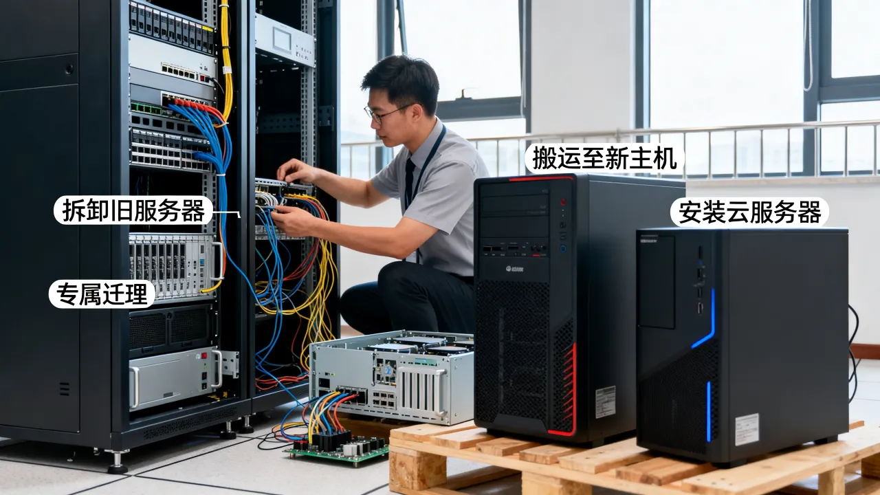 法院服务器主机迁移到专属主机上云服务器怎么做？迁移步骤详解