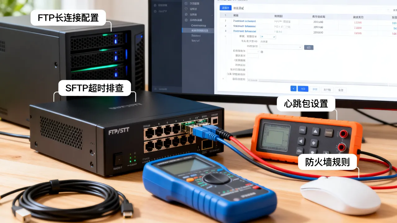 FTP长连接服务器怎么保持稳定？SFTP连接超时原因及解决方法