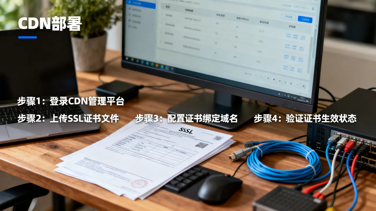 如何简单部署CDN实现SSL证书？，CDN部署SSL证书步骤有哪些？