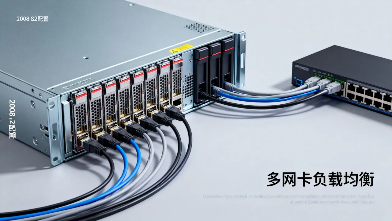 2008 r2多条宽带怎么在服务器设置？多网卡负载均衡配置方法