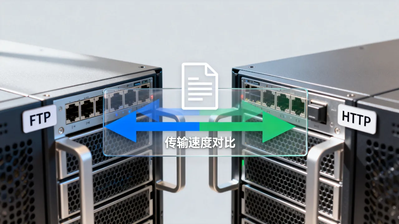 FTP和HTTP服务器有什么区别，FTP和HTTP哪个传输更快