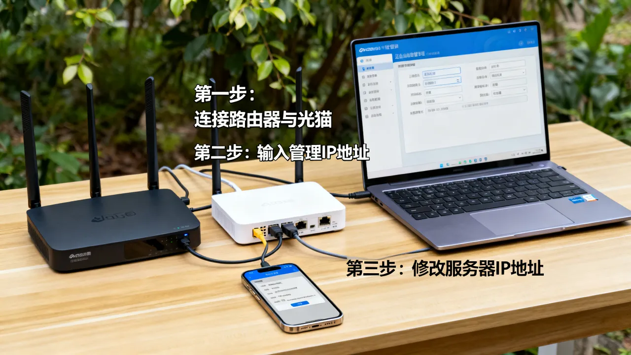 改宽带服务器ip地址怎么办？路由器设置详细流程