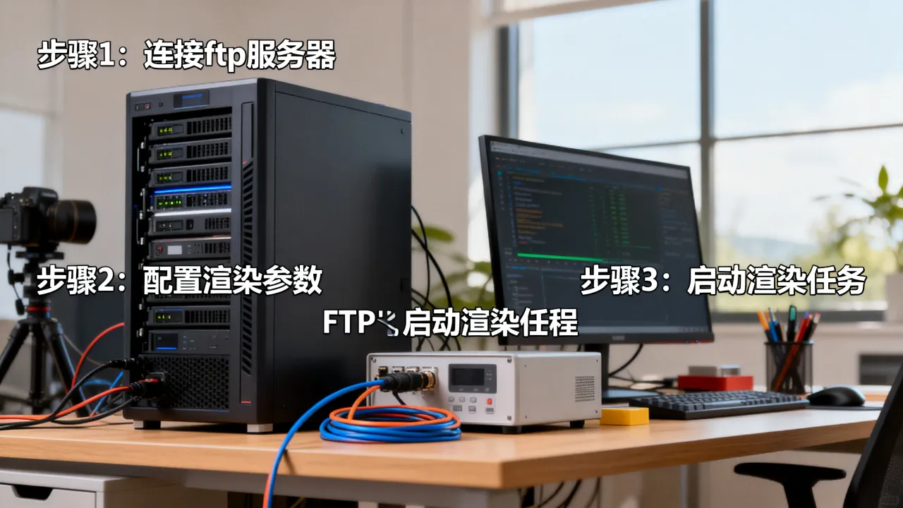 ftp服务器渲染怎么做？ftp服务器渲染教程，图文详解