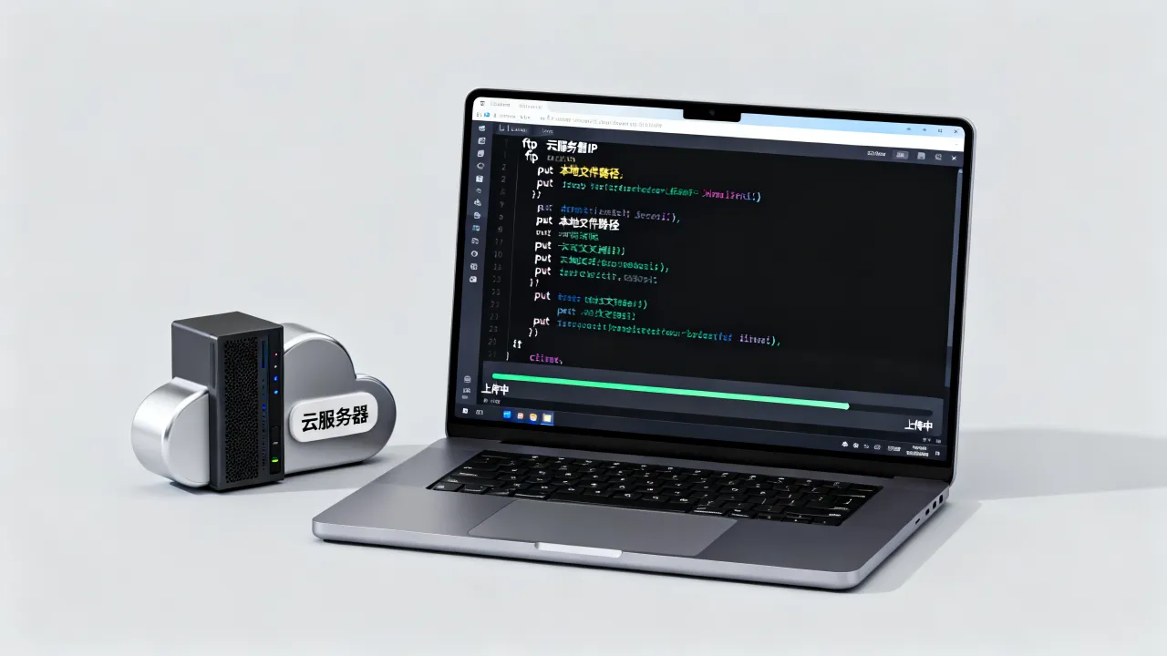 本地Linux主机如何用FTP上传文件到云服务器，ftp服务器移动文件上传方法