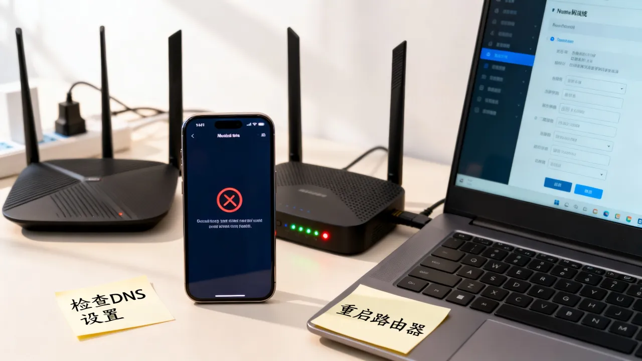 电信宽带dns服务器故障怎么解决，手机无法连接网络怎么办
