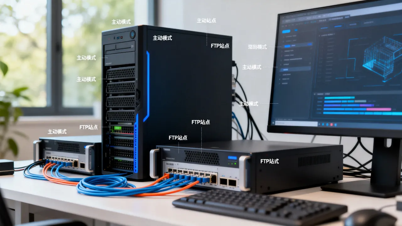 如何设置FTP服务器主动模式，快速构建FTP站点？