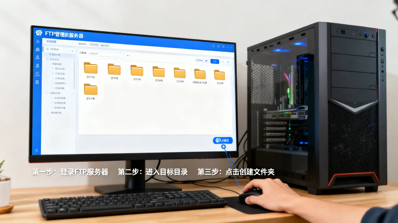 2019 FTP服务器创建文件夹怎么操作？快速构建FTP站点