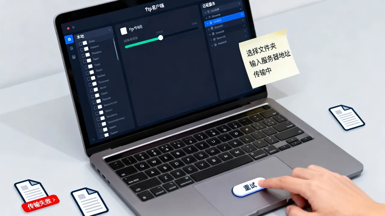 ftp服务器怎么上传文件夹？文件传输失败怎么办