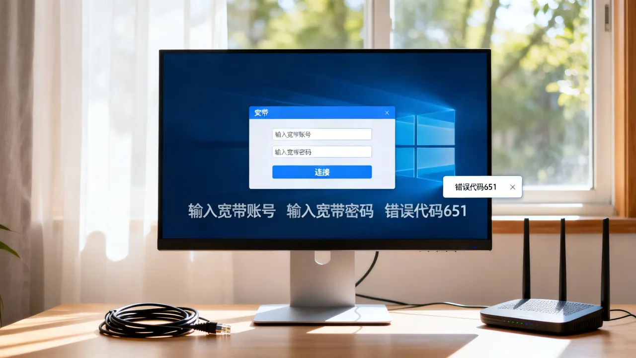 win怎么宽带连接网络连接服务器？win宽带连接提示错误代码怎么办
