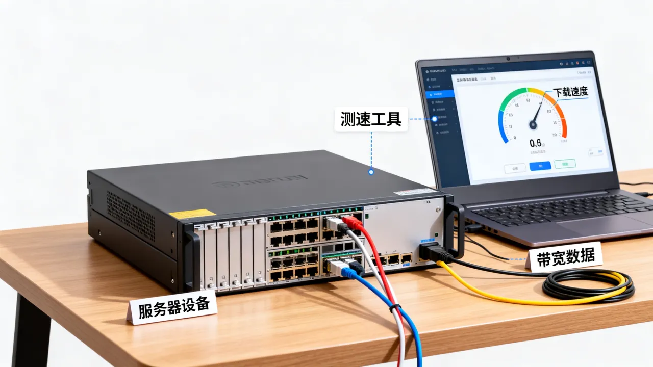 怎么测试服务器的宽带下载速度，服务器带宽测速方法有哪些？