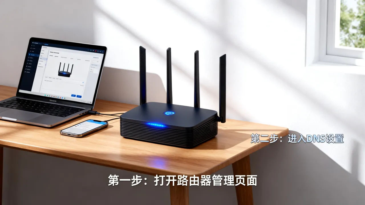 怎么查看自己家宽带的dns服务器，路由器dns查询方法？