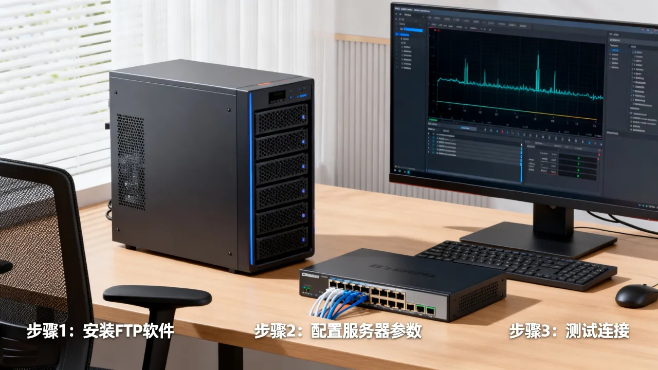 ftp服务器配置使用教程，FTP服务器怎么搭建配置？