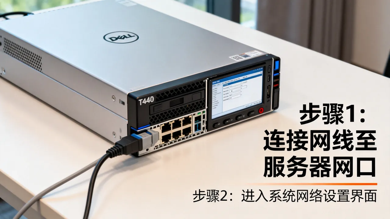 戴尔t440服务器怎么连宽带，服务器连接宽带设置步骤详解