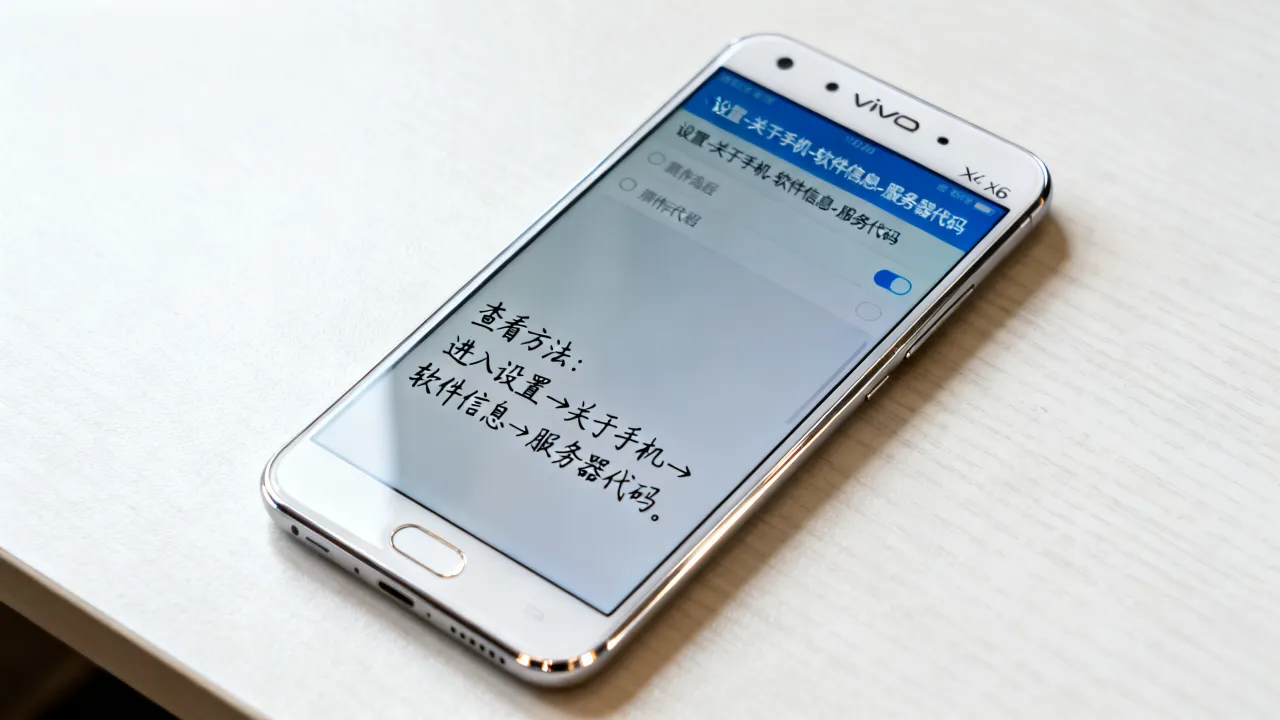 维沃X6服务器代码是多少？vivo X6服务器代码查看方法