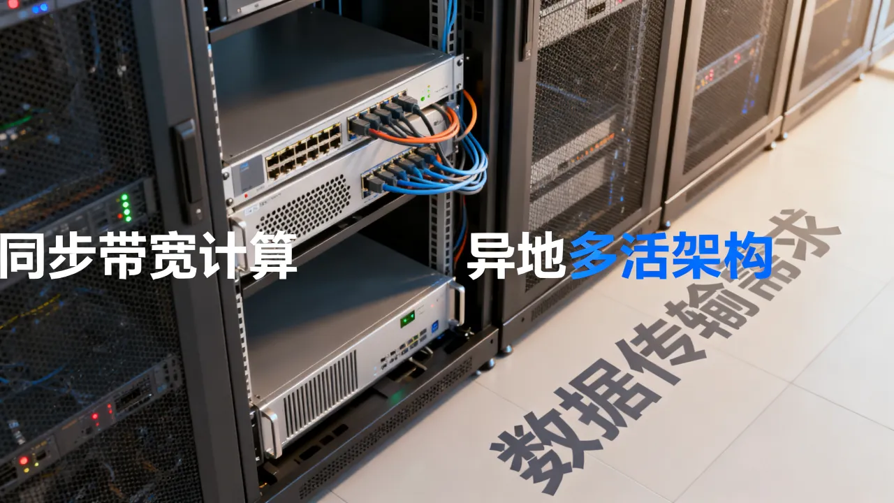 异地多活服务器之间同步带宽要多大？异地多活同步带宽一般多大合适