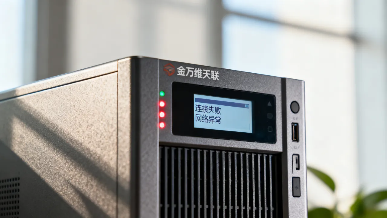 金万维天联服务器报错