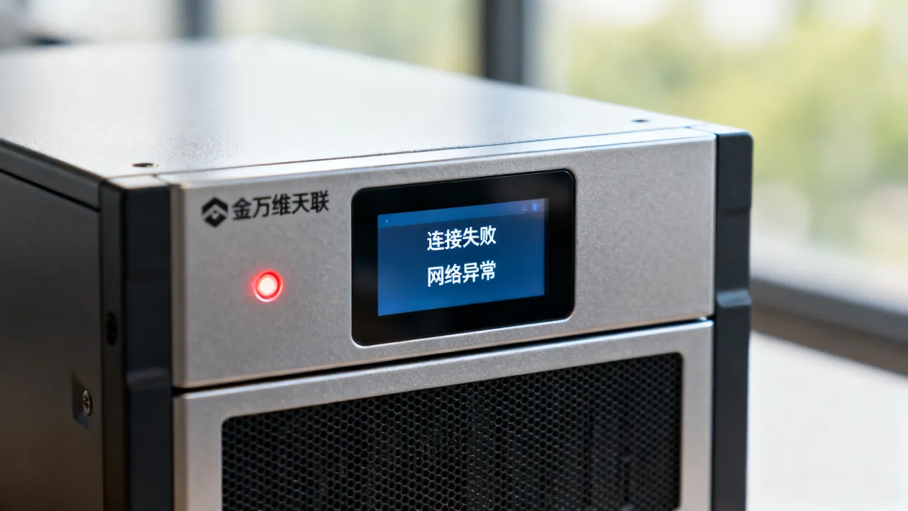 金万维天联服务器报错