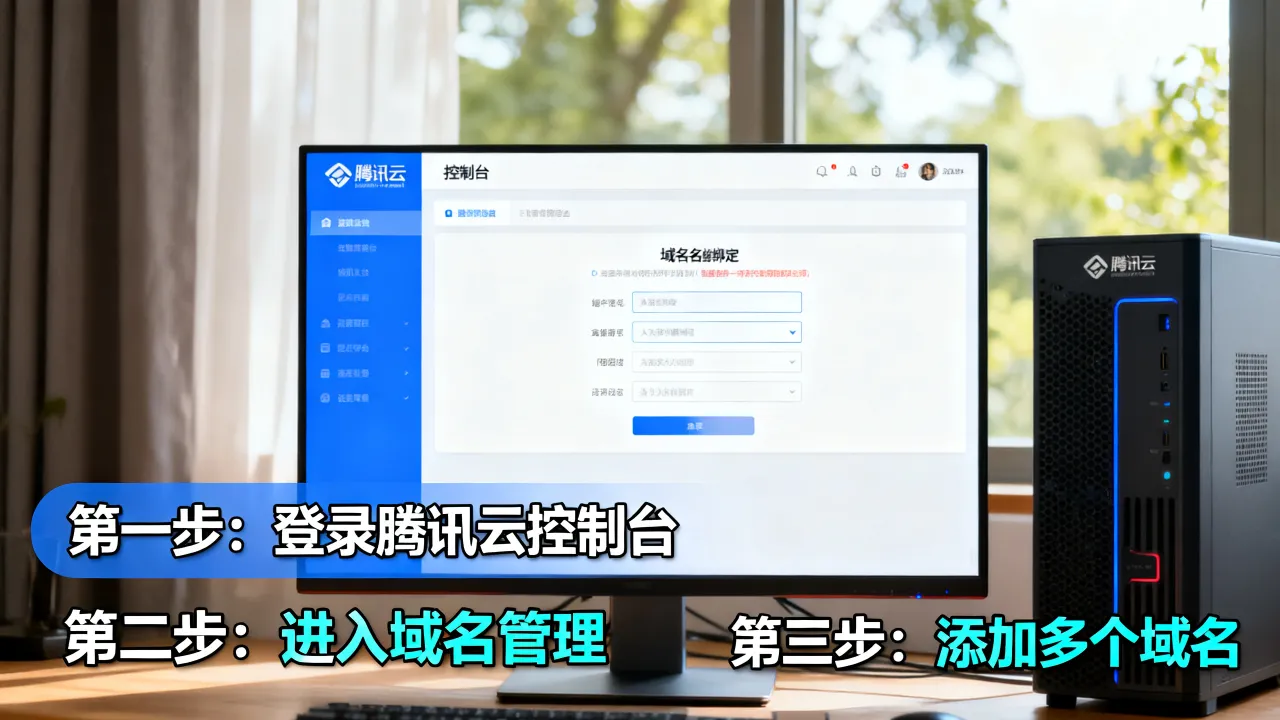 腾讯云域名绑定多个域名如何操作？腾讯云服务器如何绑定多个域名？