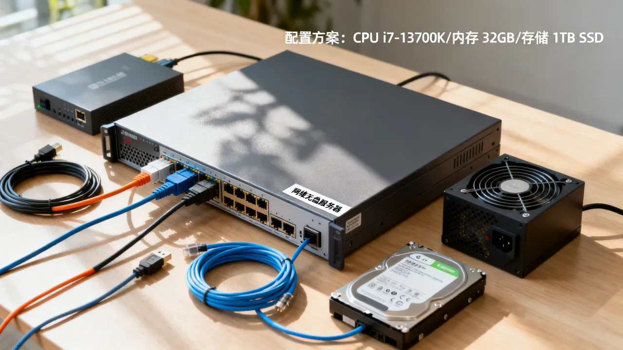 网维无盘服务器怎么配置？无盘服务器配置方案与参数要求
