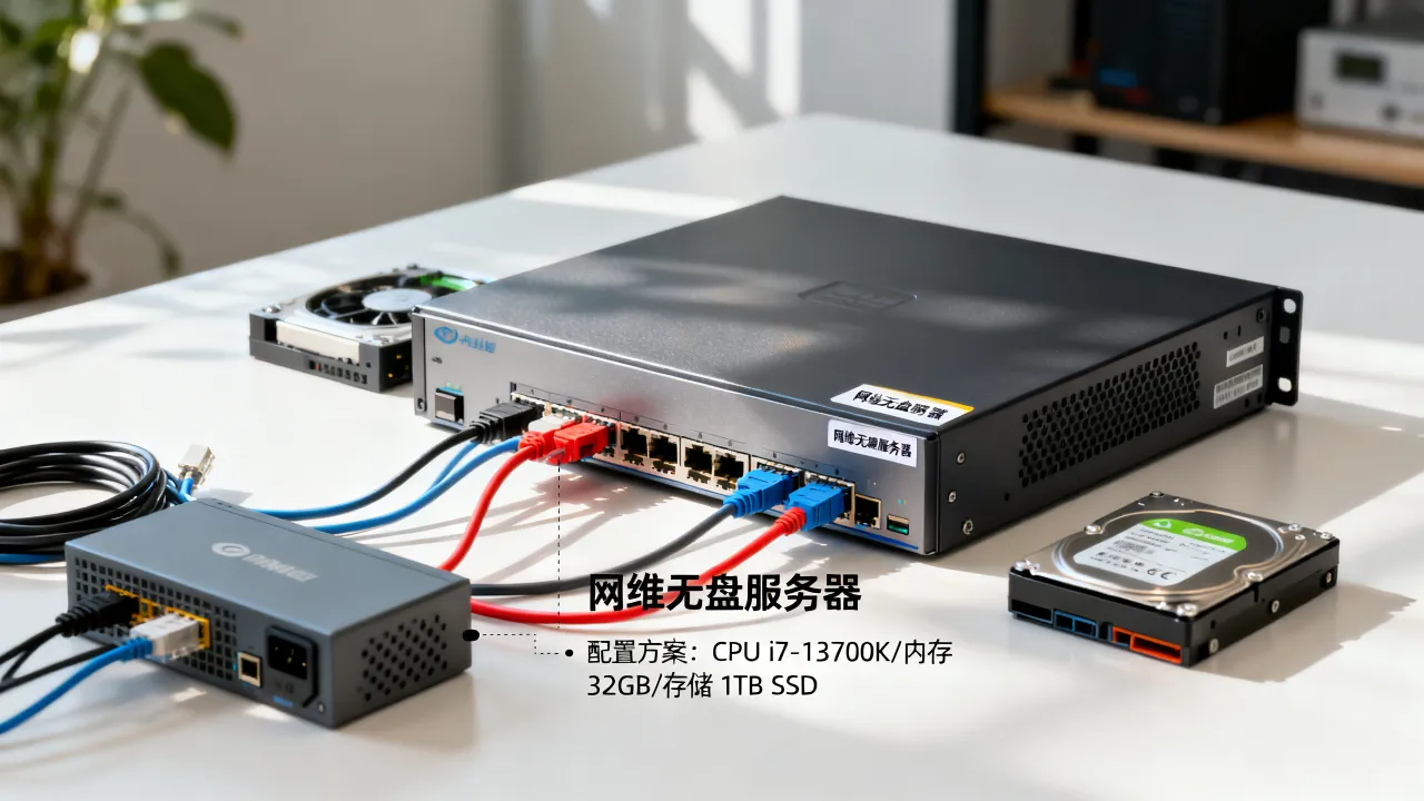 网维无盘服务器怎么配置？无盘服务器配置方案与参数要求