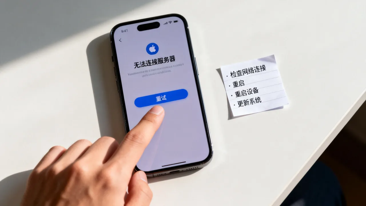 为什么苹果手机创建id无法连接服务器？苹果id注册连接失败怎么办