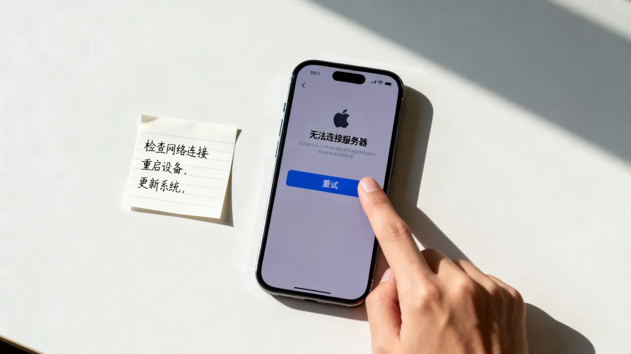 为什么苹果手机创建id无法连接服务器？苹果id注册连接失败怎么办