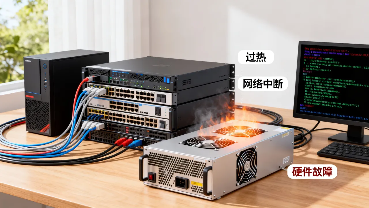 为什么服务器总崩掉了，服务器频繁宕机是什么原因？