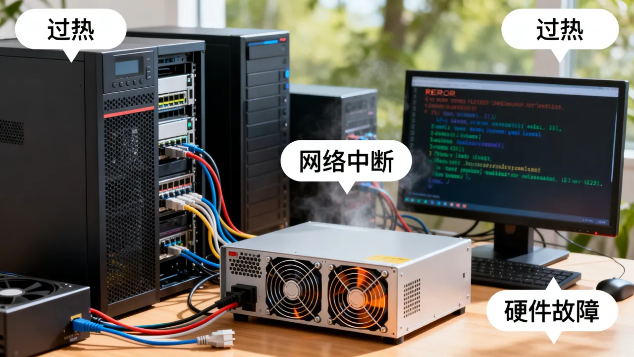 为什么服务器总崩掉了，服务器频繁宕机是什么原因？