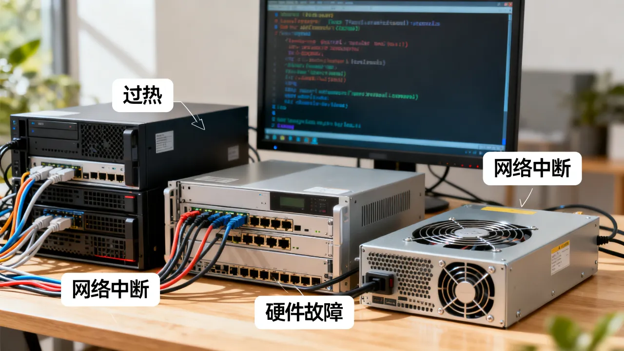为什么服务器总崩掉了，服务器频繁宕机是什么原因？