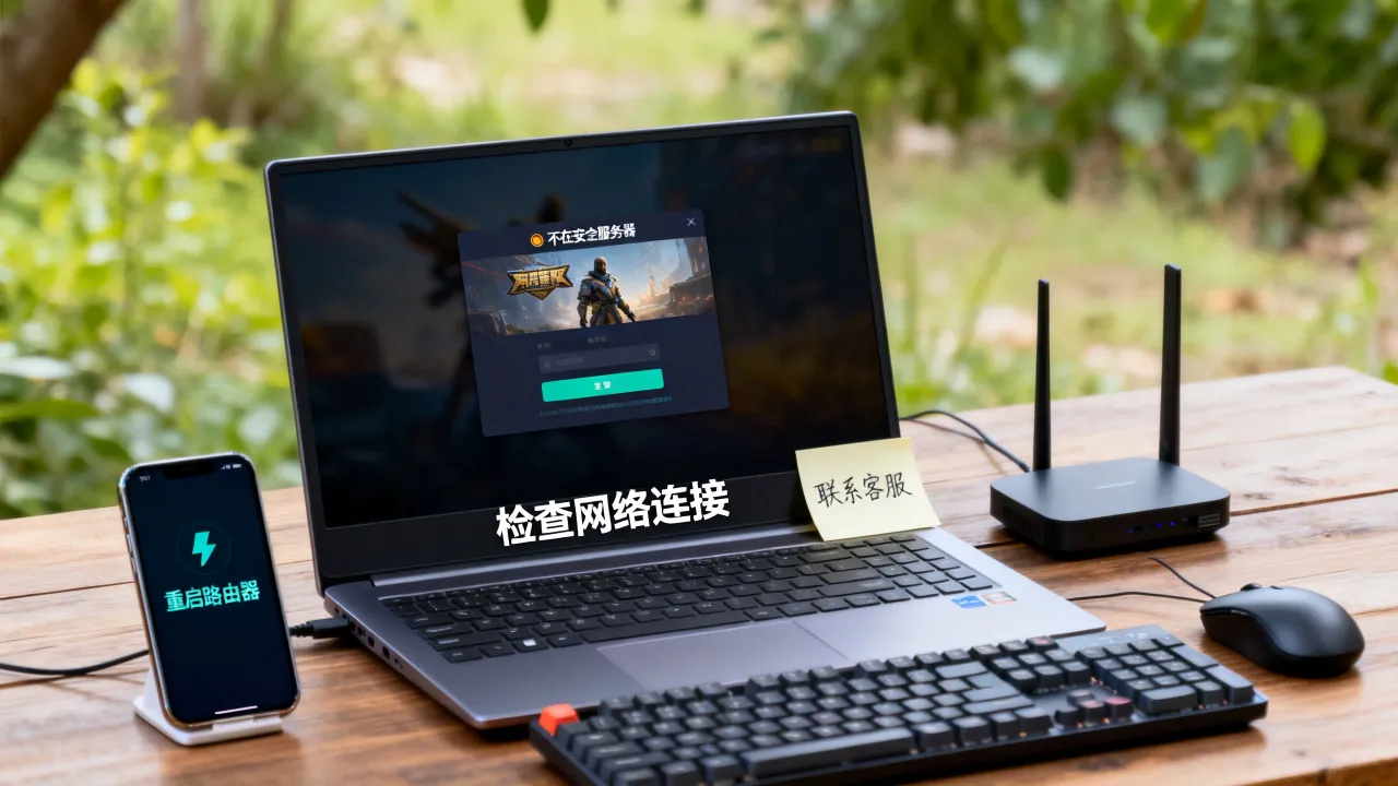 5e进不去游戏显示不在安全服务器怎么回事，如何解决？