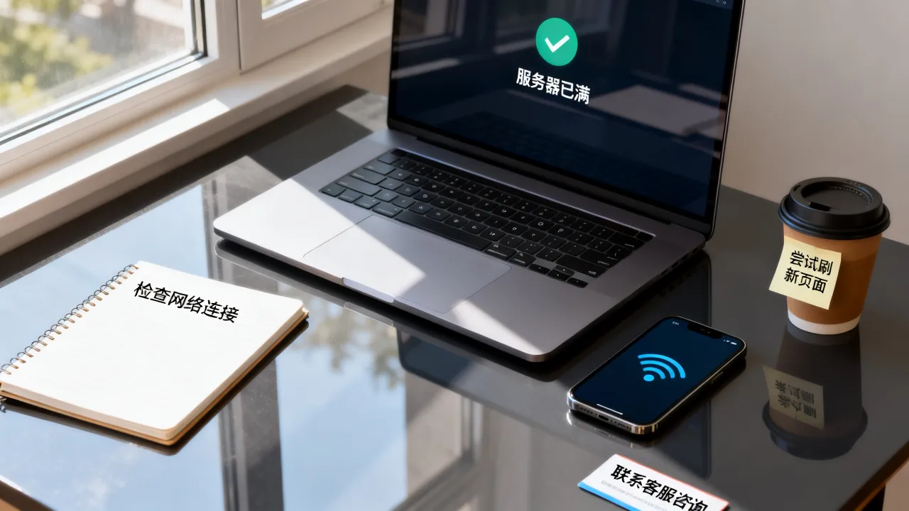 为什么cf老师出现服务器已满，怎么解决？