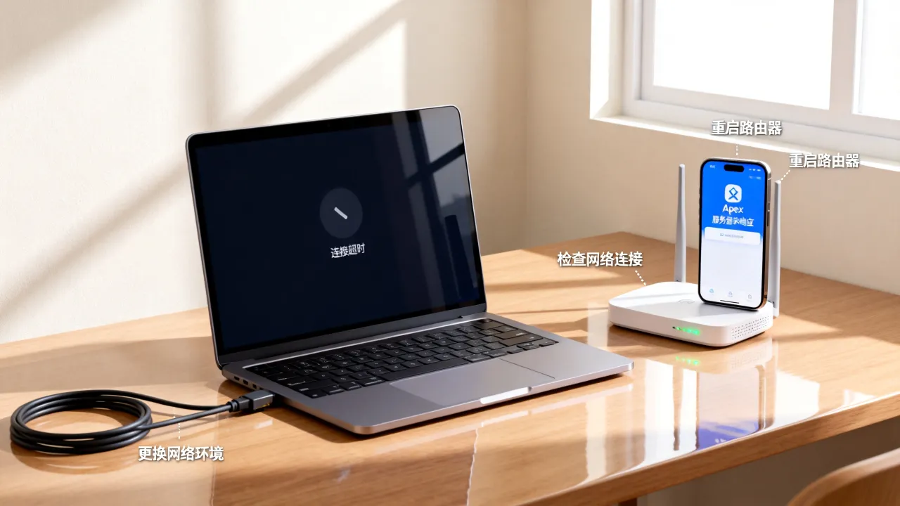 Apex为什么老是说连接不到服务器？Apex连接不到服务器怎么解决？