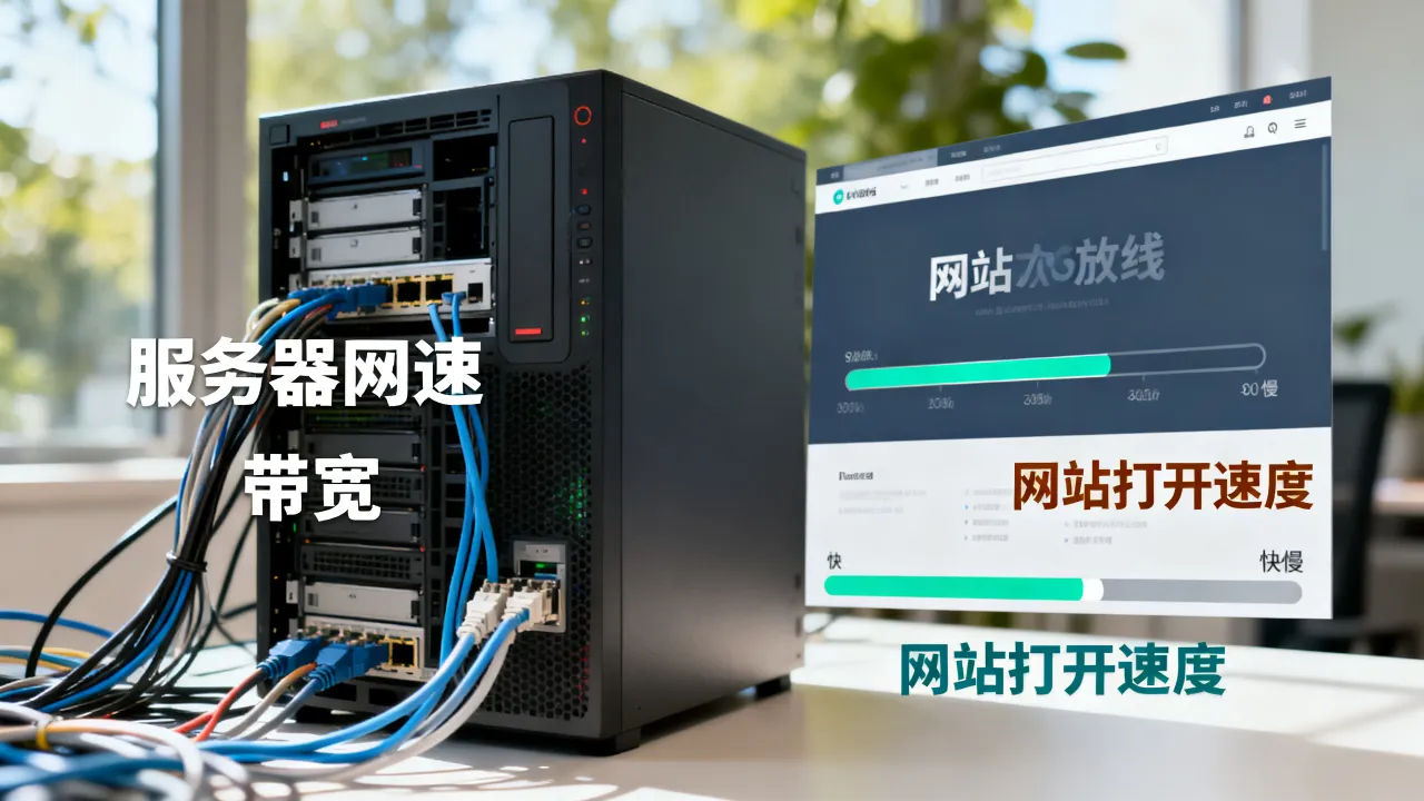 服务器网速对网站打开速度有影响吗，服务器带宽多少合适？