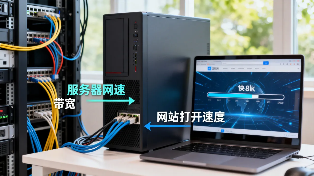 服务器网速对网站打开速度有影响吗，服务器带宽多少合适？