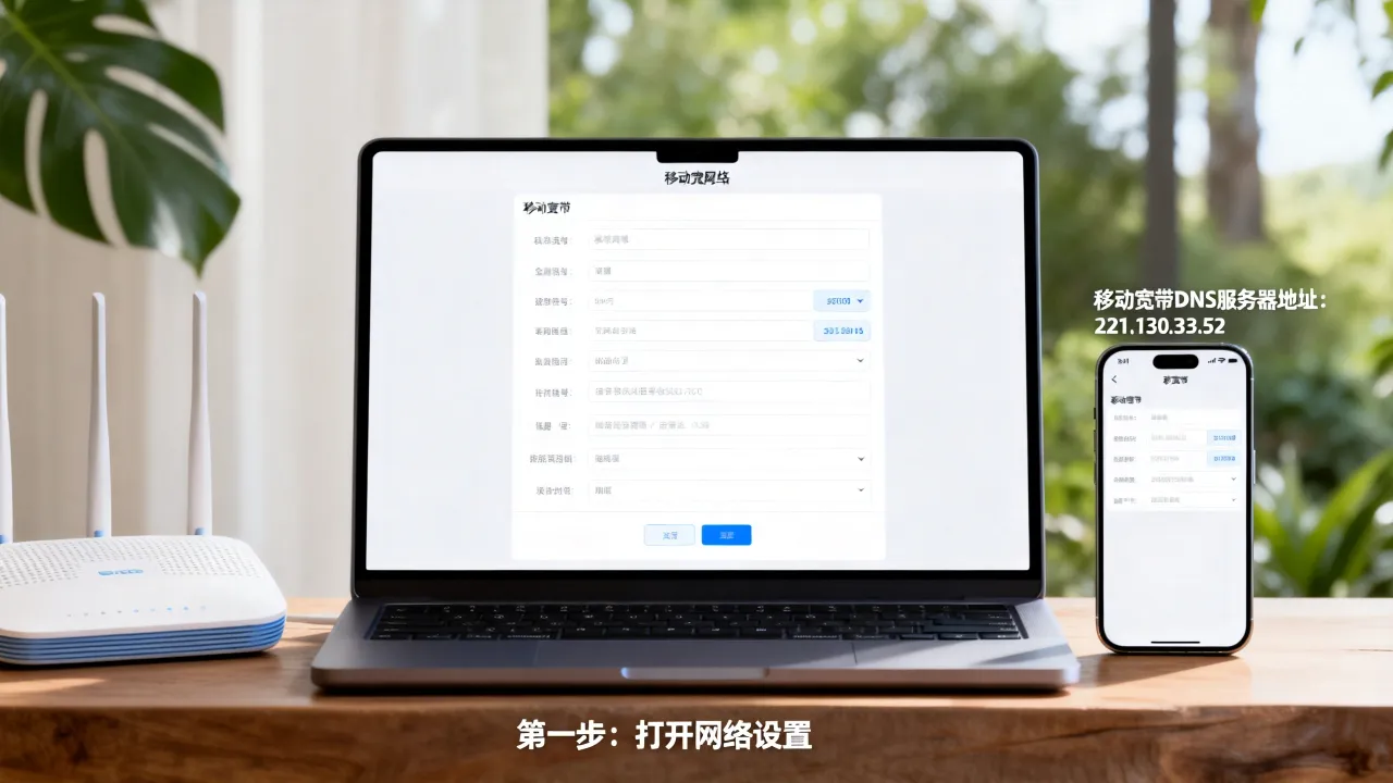 中国移动宽带DNS怎么设置？移动宽带DNS服务器地址是多少