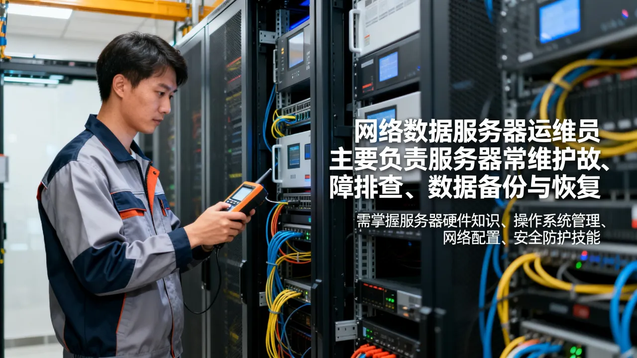 网络数据服务器运维员是做什么的？服务器运维员需要掌握哪些技能？