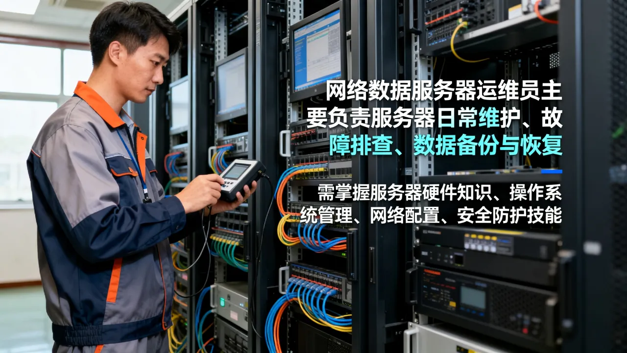 网络数据服务器运维员是做什么的？服务器运维员需要掌握哪些技能？