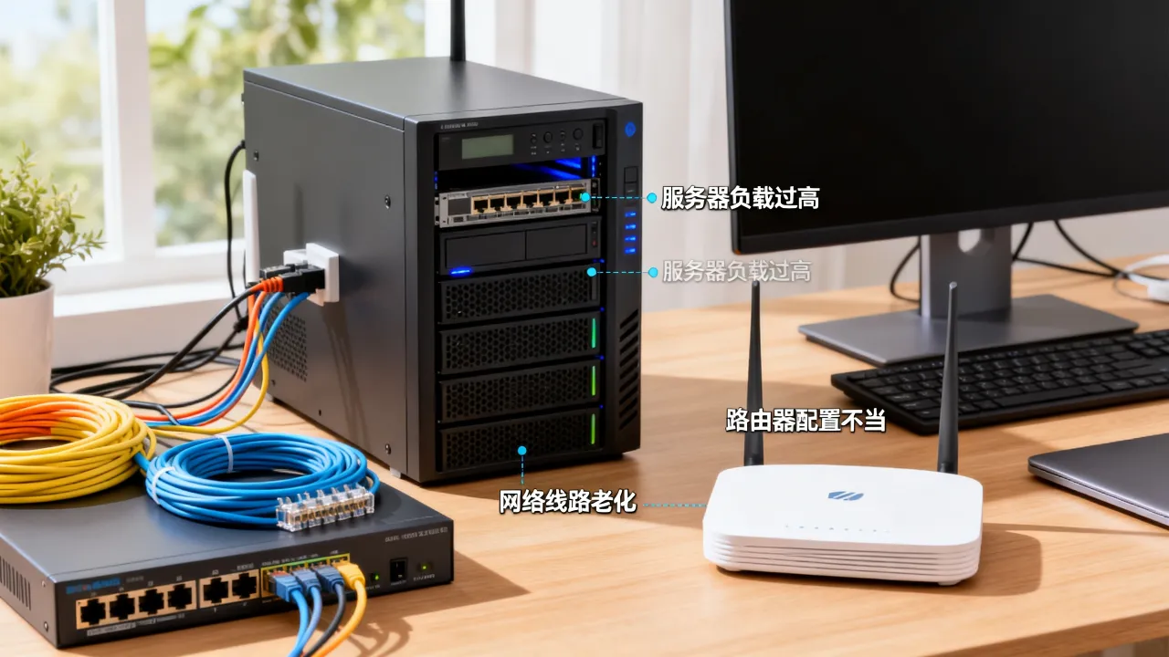 宽带服务器延迟高是什么原因？宽带延迟高怎么解决