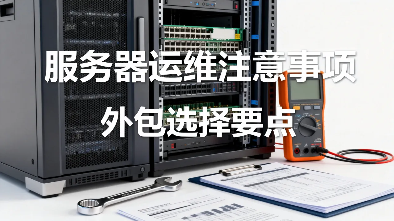 宣城服务器运维该注意什么，中小企业怎样选外包？