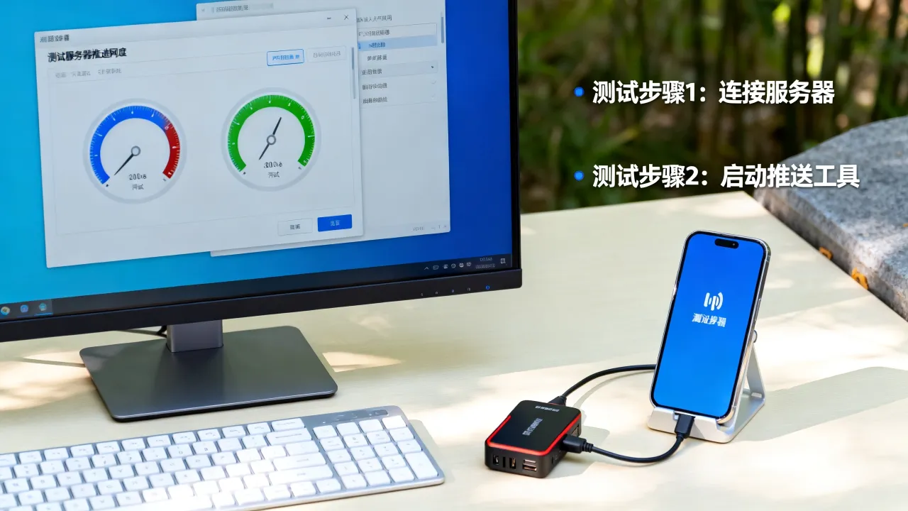 服务器推送怎么测网速？如何测试推送速度最快？