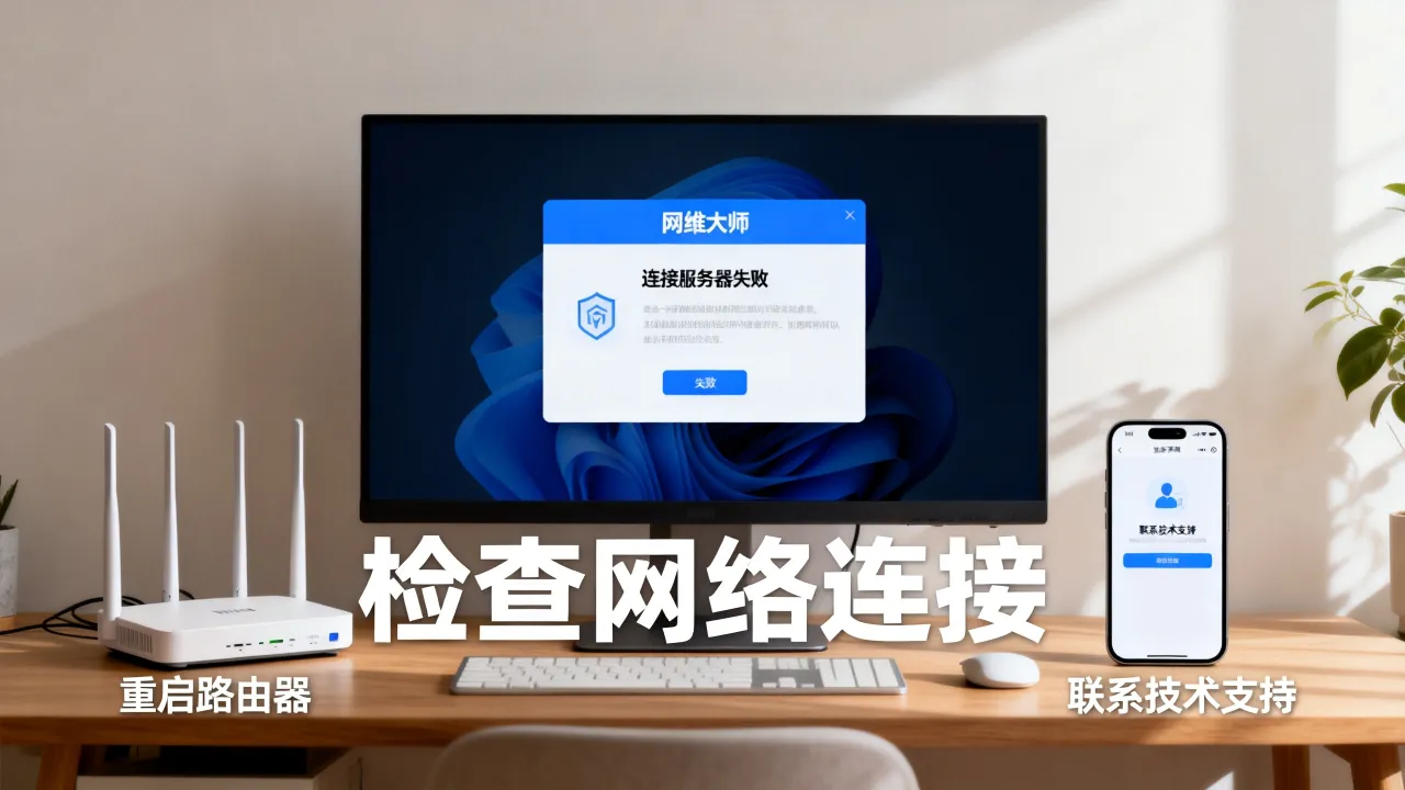 网维大师连不到服务器怎么办,网维大师连接不上服务器如何解决? 网维大师连不到服务器怎么办,网维大师连接不上服务器如何解决?
