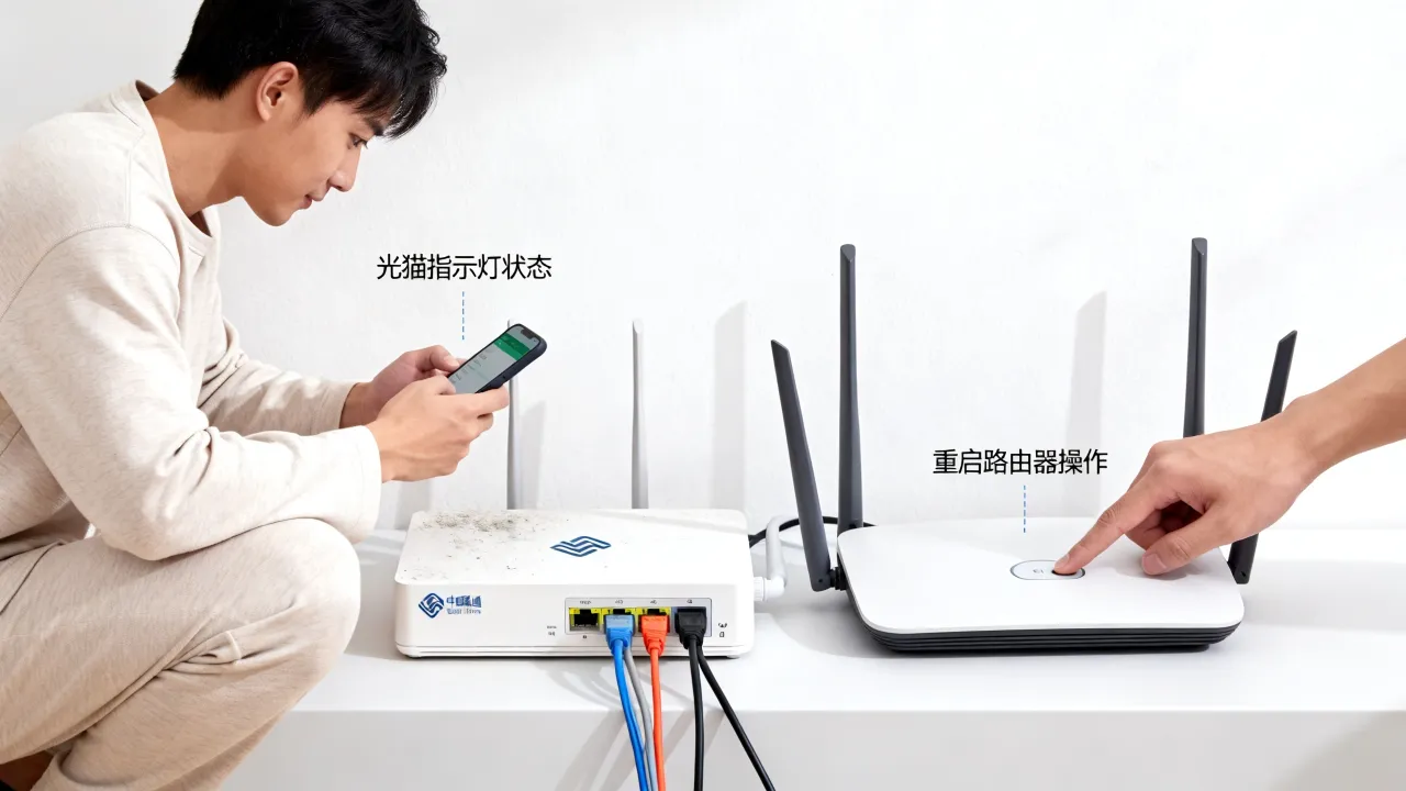 联通宽带服务器断网是什么原因，宽带无法上网怎么解决