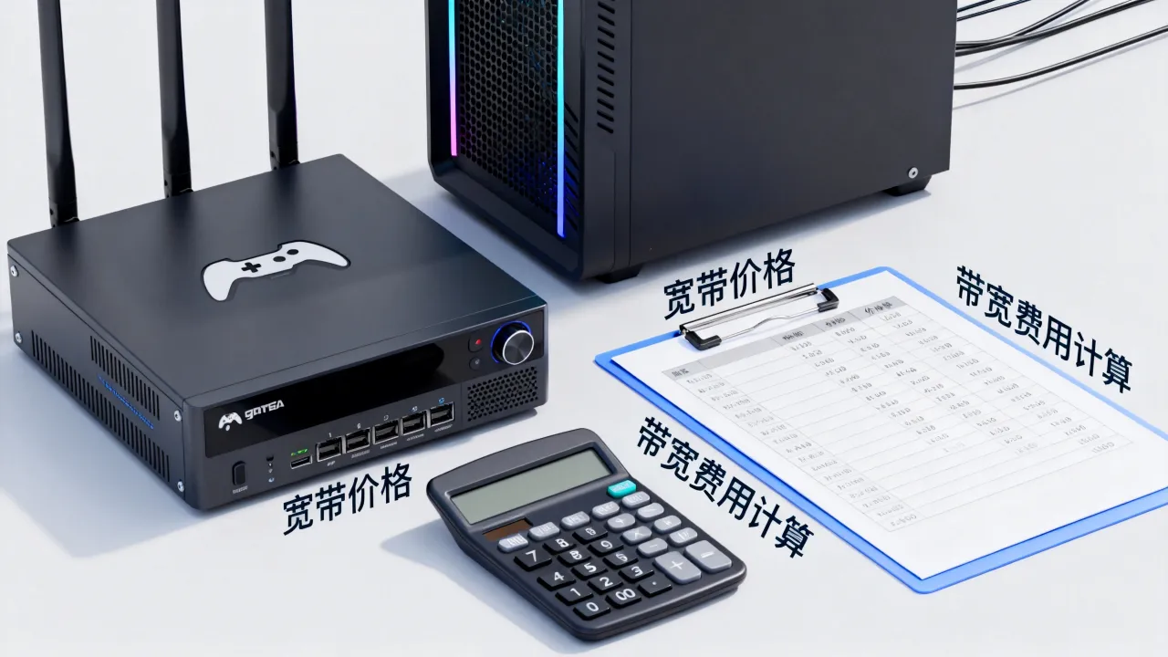 游戏服务器宽带价格表是多少？游戏服务器带宽费用怎么算，