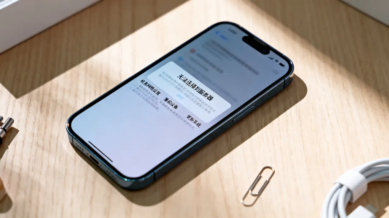 iphone为什么不能连接到服务器不可用，连不上服务器怎么办