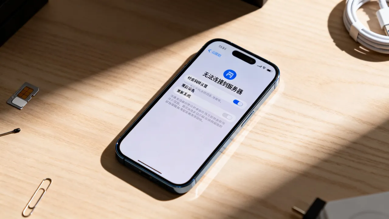 iphone为什么不能连接到服务器不可用，连不上服务器怎么办