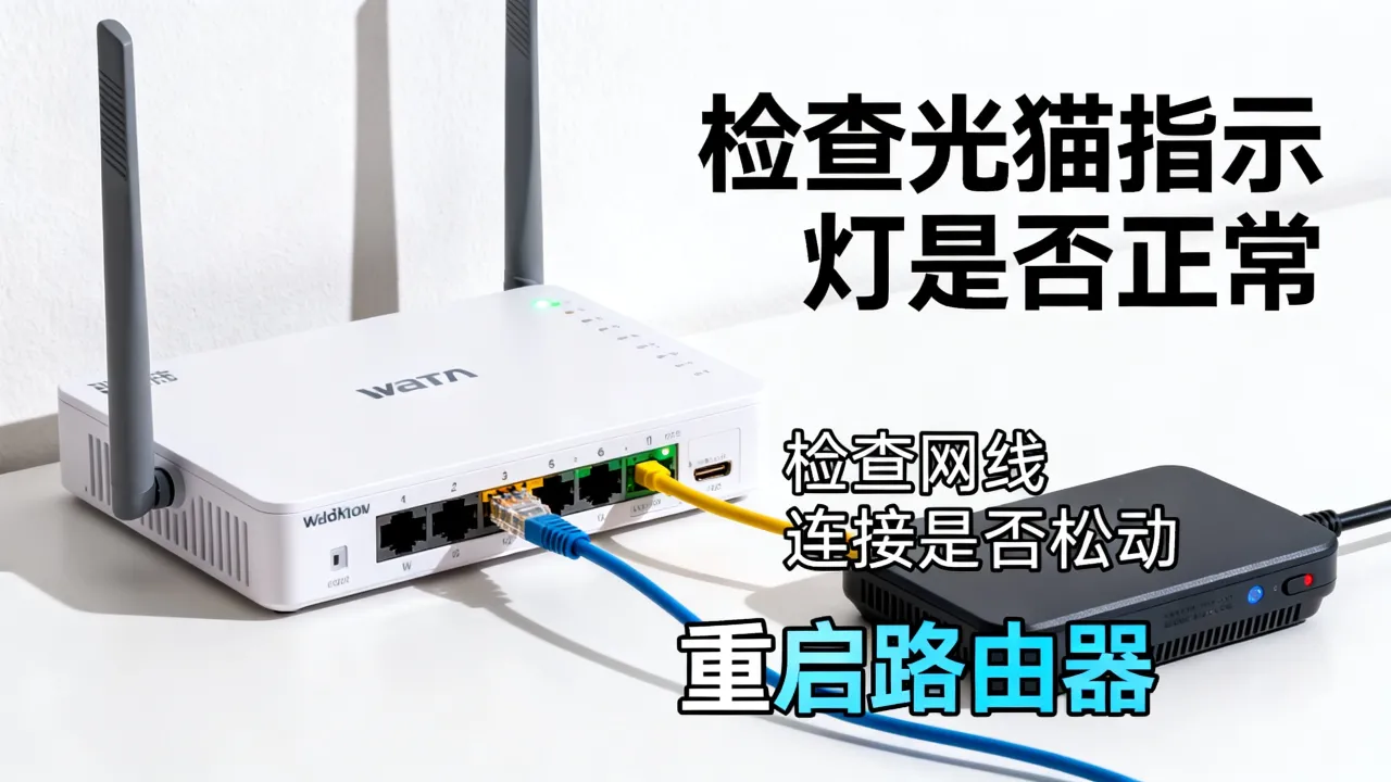 宽带没网服务器正常吗，宽带没网怎么回事怎么解决？