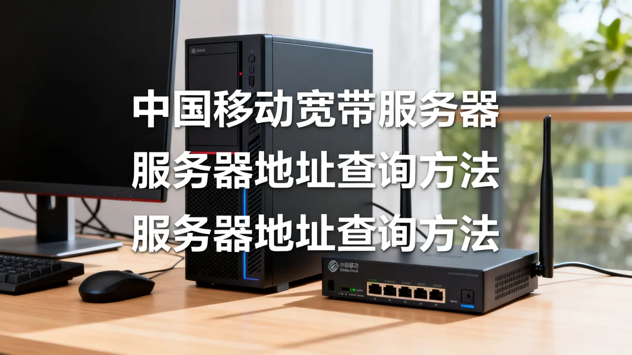 中国移动宽带有服务器吗，中国移动宽带服务器地址怎么查