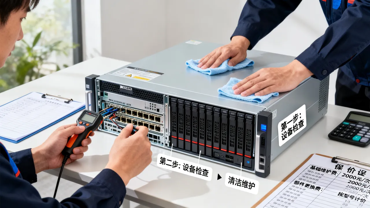 富士通存储服务器维保流程怎么操作？维保费用如何计算？