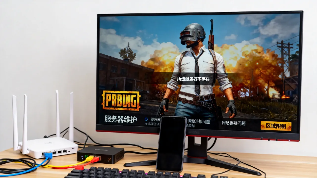 PUBG为什么显示所选服务器不存在,原因是什么? PUBG为什么显示所选服务器不存在,原因是什么?