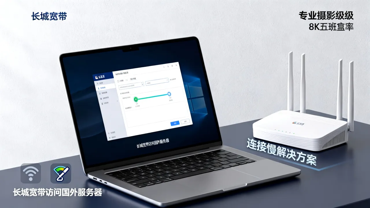 长城宽带能访问国外服务器吗，怎么解决连接慢？